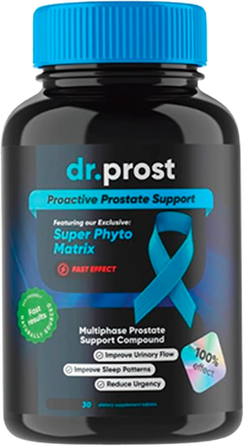 Dr.Prost | Kapsul herba sokongan prostat & saluran kencing untuk lelaki 35+, mesra-Muslim, bayar semasa terima